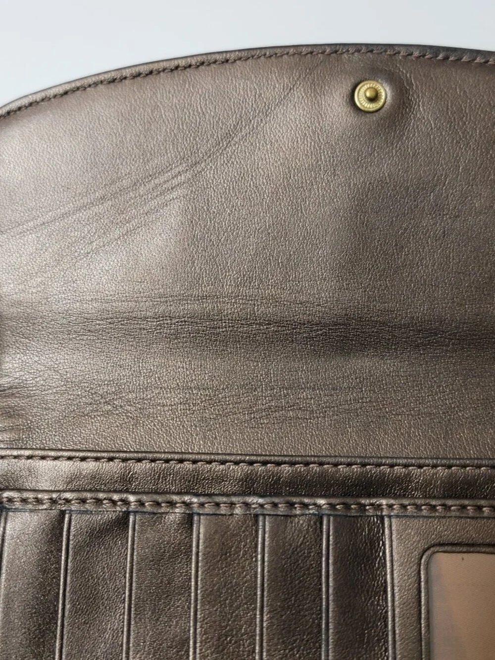 Coach checkbook wallet